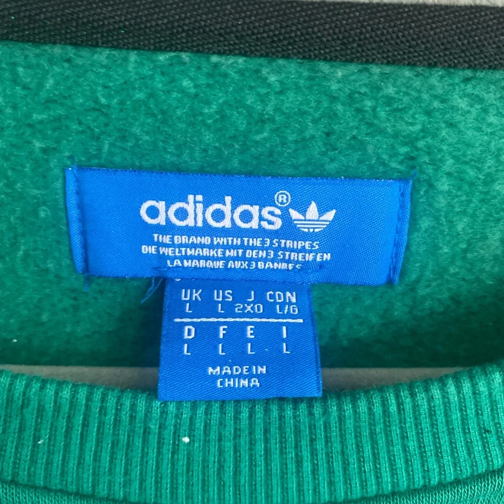 Adidas Originals Embossed Premium Fleece Crewneck Sweater-Size L